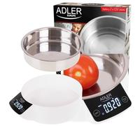 Digital Kitchen Scale with Bowl 900ml max 5kg Stainless Steel Tare Accurate UK
