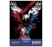 Adler Puzzle 1000 Teile Schwer Puzzle Spielzeug Lernspiel Impossible Herausforderung Spielzeug Für Erwachsene Und Kinder Ab 12 Jahren 70x50cm/1000pcs