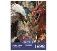 Adler Puzzle 1000 Teile Schwer Puzzle Spielzeug Pädagogisches Spiel Impossible Herausforderung Spielzeug Für Erwachsene Und Kinder Ab 12 Jahren 38x26cm/1000pcs