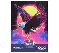 Adler Puzzle 1000 Teile Schwer Puzzle Spielzeug Pädagogisches Spiel Impossible Herausforderung Spielzeug Für Erwachsene Und Kinder in Bewährter 38x26cm/1000pcs