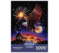 Adler Puzzle 1000-teilige Schwer Puzzle Spielzeug Lernspiel Impossible Herausforderungsspielzeug Für Erwachsene Und Kinder Ab 12 Jahren 38x26cm/1000pcs