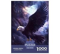 Adler Puzzles 1000 Teile Schwer Puzzle Spielzeug Pädagogisches Spiel Impossible Herausforderungsspielzeug Für Erwachsene Und Kinder Ab 14 Jahren 70x50cm/1000pcs