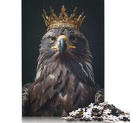 Adler-Vogel-König, 1000-teiliges Puzzle für Erwachsene und Teenager, Halloween-Geschenk, Teenager, Mann, Frau, Geschenk, 1000 Teile (75 x 50 cm)