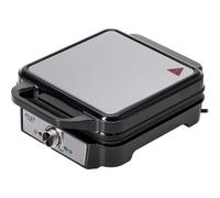 Adler Waffle Maker | AD 3083 | 1800 W | Number of pastry 4 | Belgium | Silver/Bl