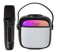 Adler Wireless Speaker with Microphone for Karaoke Bluetooth AD 1199 B 4 Modulations of Voice and Original 8 Hours of Battery Life