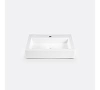 Adles Rectangular Ceramic Sink White