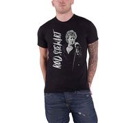 ADMAT Portrait T Shirt Rod Stewart Black S