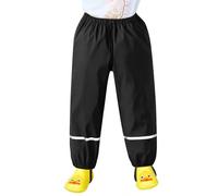 ADMAY Kids Waterproof Trousers Boys Girls Toddler One-Piece Rain Solid Color Dungarees Rainwear Outdoor Pants Childrens Unisex Over Overalls Jumpsuit Sling Breathable Play Rainy Day Moisture Proof