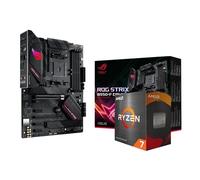 ADMI CPU Motherboard Bundle: AMD Ryzen 7 5700X 8 Core 4.6GHz Boost CPU, ASUS ROG Strix B550-F Gaming Motherboard, No RAM