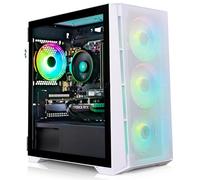 ADMI Gaming PC - AMD Ryzen 5 5500 - NVIDIA RTX 3050 6GB GDDR6-16GB 3200MHz DDR4-1TB NVMe - X= Airflow RGB (White) - WiFi - Windows 11