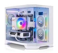 ADMI Gaming PC - AMD Ryzen 5 7600 - NVIDIA RTX 5070 12GB GDDR7-32GB DDR5-1TB NVMe - WIFI - Mars RGB Panoramic Case (White) - No Operating System