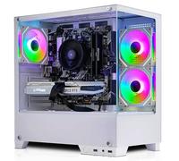 ADMI Gaming PC • AMD Ryzen 7 5700X • NVIDIA RTX 5060 Ti 8GB GDDR7 • 16GB 3200MHz DDR4 RAM • 1TB NVMe SSD • WIFI • VR Ready • Charger RGB Panoramic White Gaming PC Case • No Operating System