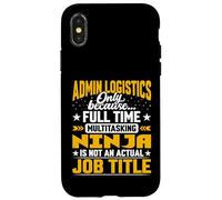 Admin Logistics Job Title - Funny Admin Management Case for iPhone X/XS