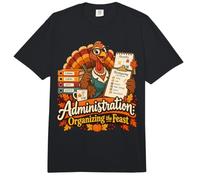 Administration Organizing the Feast Thanksgiving Office Desi Comfort Colors Adult Heavyweight T-Shirt