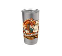 Administration Organizing the Feast Thanksgiving Office Desi Stainless Steel Insulated Tumbler