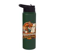 Administration Organizing the Feast Thanksgiving Office Desi Stainless Steel Insulated Water Bottle