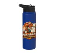 Administration Organizing the Feast Thanksgiving Office Desi Stainless Steel Insulated Water Bottle