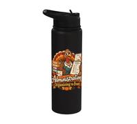 Administration Organizing the Feast Thanksgiving Office Desi Stainless Steel Insulated Water Bottle