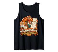 Administration Organizing the Feast Thanksgiving Office Desi Tank Top