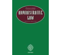 Administrative Law 8e P (Butterworths Student Statutes)