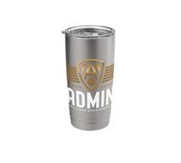 Admins Life Office Superhero Computer Administrator Admin Stainless Steel Insulated Tumbler