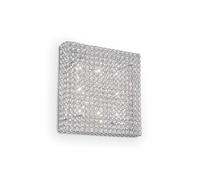 Admiral 8 Light Indoor Square Large Flush Light Chrome G9 Netlighting Grey One Size