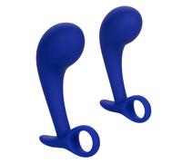Admiral Anal Training Set Blue Silicone 2 Size Beginners Butt Plug Starter Kit