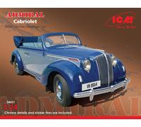 Admiral Cabriolet, WWII German Passenger Car 1:24 Plastic Model Kit ICM