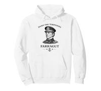 Admiral Farragut Damn the Torpedoes Civil War Pullover Hoodie