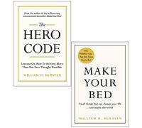 Admiral William H. McRaven Collection 2 Books Set (The Hero Code, Make Your Bed)