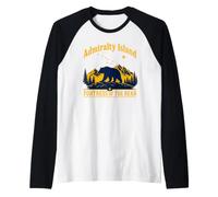 Admiralty Island Fortress of The Bear Alaska Raglan Baseball Tee