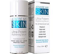 Admire My Skin Brightening Serum, Hyperpigmentation Treatment for Dark Spots & Uneven Skin Tone - Vitamin C Serum with Kojic Acid for Women and Men, Azelaic Acid Serum for Melasma Spot Treatment, 1oz
