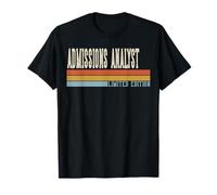 Admissions Analyst Week Retro Vintage Back to School Day T-Shirt