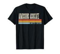 Admissions Associate Week Retro Vintage Back to School Day T-Shirt
