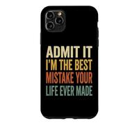 Admit It Im The Best Mistake Funny Retro Couples Quote Case for iPhone 11 Pro Max