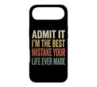 Admit It Im The Best Mistake Funny Retro Couples Quote Case for iPhone Air