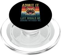 Admit It Life Would Be Boring Without Me French Bully PopSockets PopGrip for MagSafe