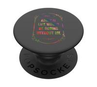 Admit It Life Would Be Boring Without Me, Vintage Style PopSockets Adhesive PopGrip