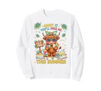 Admit It You’ll Miss Me 6-7 Times This Summer Highland Cow Sweatshirt