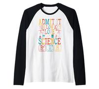 Admit it You Low Key Love Science Bruh Teachers Periodic Raglan Baseball Tee