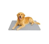 Admitir Versatile Dog Cooling Mat 2025 Upgraded Small Medium Large Pet Self Cooling Non-Toxic Pads Puppy Cat Bed Mat Summer Sleeping Mattress, Great for Dogs Cats in Hot Summer (Grey, L)