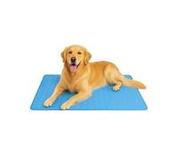Admitir Versatile Dog Cooling Mat 2025 Upgraded Small Medium Large Pet Self Cooling Non-Toxic Pads Puppy Cat Bed Mat Summer Sleeping Mattress, Great for Dogs Cats in Hot Summer (Blue, L)