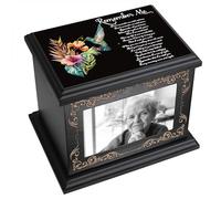 ADMLC Cremation Urns for Human Ashes Adult Up to 200 IBS with Photo Frame