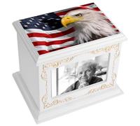 ADMLC Cremation Urns for Human Ashes Adult Up to 200 IBS with Photo Frame