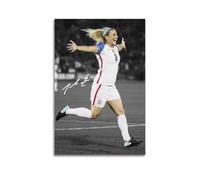 ADMLIE Julie Ertz Famous Female Soccer Player Classic Art Poster_LE_auto_x2 Wall Art Canvas Prints Hanging Picture Home Decors Idea 16x24inch(40x60cm)