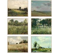 Admmixoo Master Painter Wall Art Decor Classical Oil Painting Canvas Prints Wall Art Exhibition Posters Famous Artist Decor Vintage Posters for Room Aesthetic Wall Decor (8"x10" UNFRAMED, Style I)