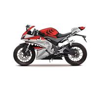 ADMOTO ABS plastic Motorcycle Injection Pre-Drilled Hole Cowl Fairings Bodywork Kit Complete Set For Yamaha R125 2014-2018 (A Red)