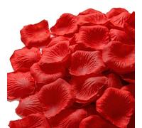 Admygo 1200PCS Realistic Red Rose Petals, Artificial Romantic Flower Petals for Bedroom, Wedding, Proposal, Anniversary, Birthday & Valentine’s Day Decorations, Waterproof