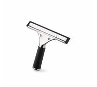 Admygo 15cm Window Squeegee, Stainless Steel Shower Squeegee with Non-Slip Rubber Grip, 0.6cm Thick Rubber Blade Streak-Free Glass Wiper for Vanity Mirror, Car Window, Kitchen Counter, Window Cleaning