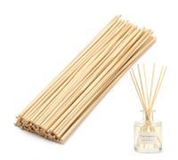 Admygo 95pcs Reed Diffuser Sticks, 7.8 Inch Rattan Wood Sticks, Diffuser Refills, Thick Room Diffuser Sticks for Essential Oil, Fibre Reeds for Diffusers, Replacements for Home, Office (Natural)